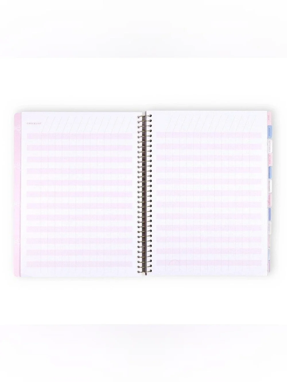 NWT LoveShackFancy x Yoobi 2026-2027 Teacher Planner Ribbon Rosa - Sterling Dusk